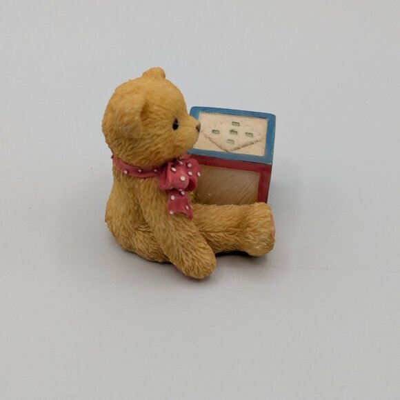 Cherished Teddies Bear with ABC "W" Block (158488W) 1995 - Picture 3 of 9